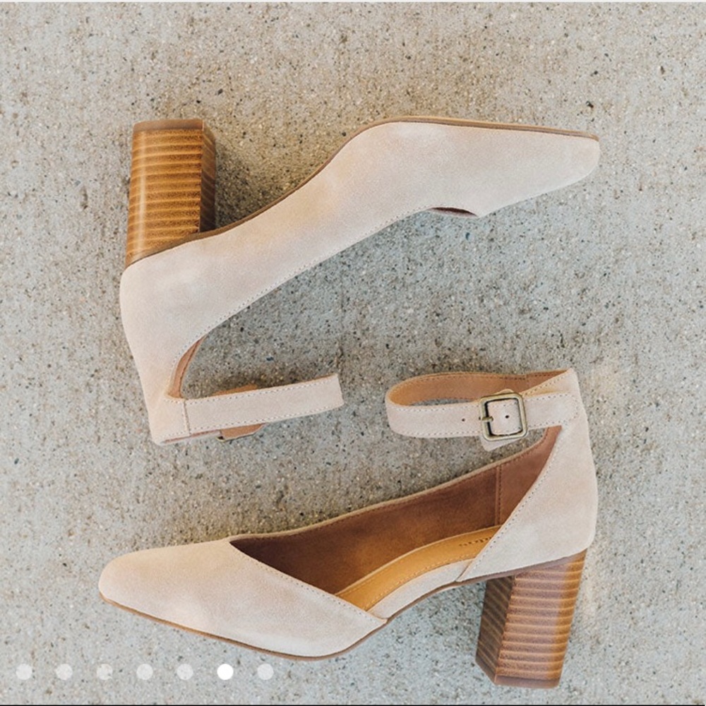 Soludos Gemma Heel, 2.75” heel, Sand, Size 6, Brand New in Box